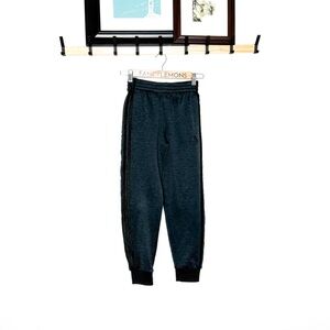 Adidas Kids Jogger Sweatpants Size 10/12 | Black Athletic Track Pants Boys Girls